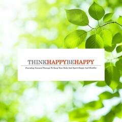 THINK HAPPY BE HAPPY