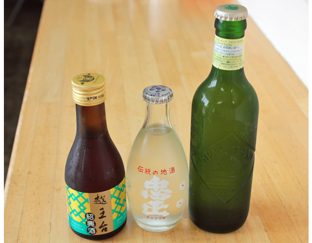 「ハートランドビール」、紹興酒、日本酒もそろう