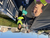 堤防RUN。普段より大きめの袋もゴミでいっぱい。