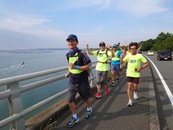 浜名湖ガーデンパークをスタート。11月なのに暑い。