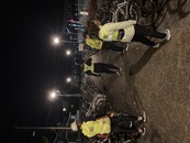 多くの自転車が止められています