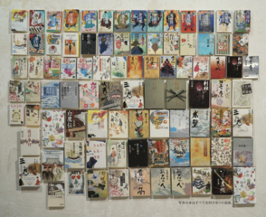 北村さゆりの装画。原画を展示してます。