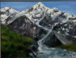 近藤昌代　　油彩画