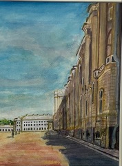 長嶋君江　　水彩画