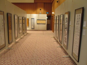 会場の様子（書道）