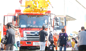 消防車の展示