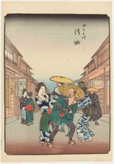 歌川広重『五十三次 御油』静岡市東海道広重美術館蔵(Part1)
