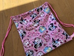 ナップサックもお気に入りの柄で作っちゃお♪