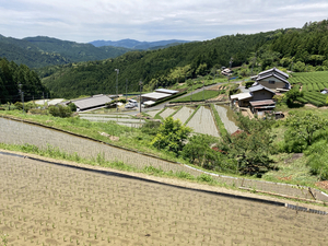 大栗安棚田コース　日本の棚田百選