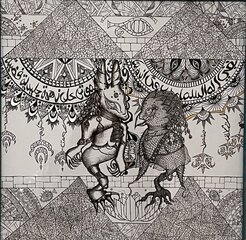 K＆S　ペン画とハンドレタリングの共同作業