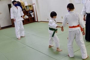 親子で稽古に参加
