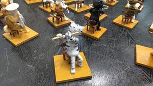 ネコの演奏会　フルート