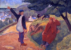 ポール・セリュジエ《さようなら、ゴーギャン》１９０６年　油彩・カンヴァス　カンペール美術館　Collection du musée des beaux-arts de Quimper, France