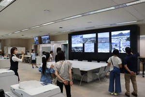 危機管理センターの見学