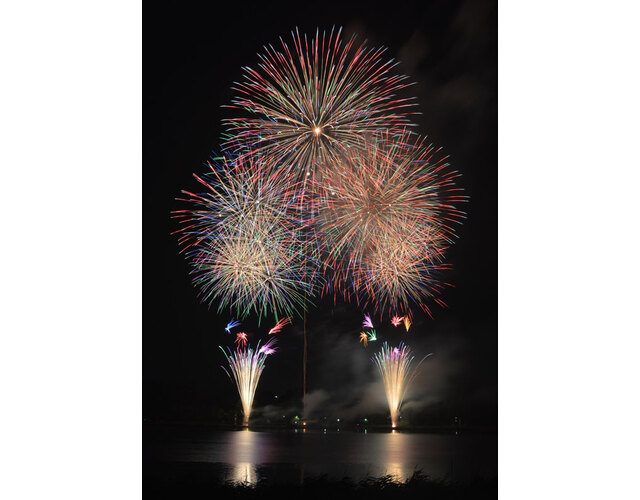 2015年7月2日付静岡新聞掲載_2013年の佐鳴湖花火大会の様子
