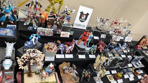 プラモデルをはじめとした、様々な作品が展示されます