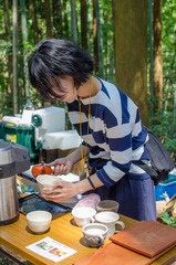 地元の無農薬茶をご提供いたします。