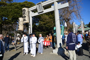 楊原神社・大朝神社・沼津御用邸記念公園から神輿渡御