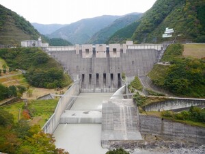 井川線からも長島ダムがばっちり見えますよ！