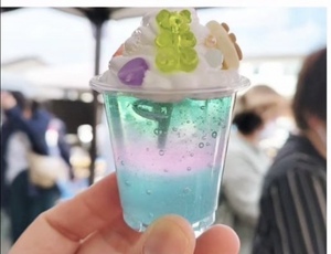 クリームソーダ風デコワークショップ