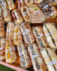 藤枝で人気の大判焼き、クッキーなどのスイーツお弁当やおむすび、コッペパンサンドなど食べ物がいっぱい！