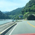 船明トンネルの手前を左へ