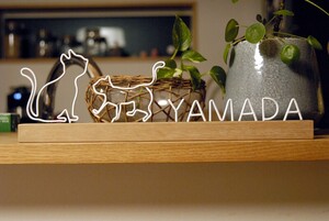 ワイヤーアート：みかんのぺんき作品