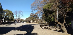 休憩：清水山公園内