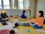 畳のお部屋でゴロンとしながら、ふれあいあそび♡