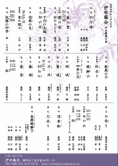 フライヤー裏