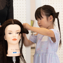 ヘアアレンジに挑戦！