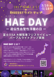 5/16はHAE DAY! 富士川SA 大観覧車フジスカイビューがライトアップされます！