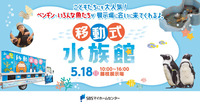 こどもたちにも大人気！ペンギン・いろんな魚たちが展示場に会いに来てくれるよ。