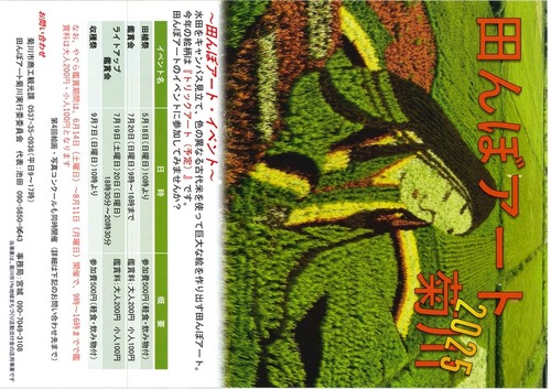 田んぼアート菊川　お田植祭