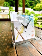 大旅籠柏屋　時の記念日ワークショップ「手作り時計」作品例