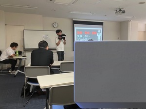 5月開催時、テレビ取材がありました
