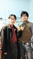 左がスピーカーの山本千裕氏、右がバリスタ山本紘彰氏