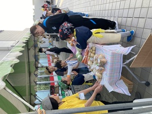 前回の様子、子ども八百屋さん