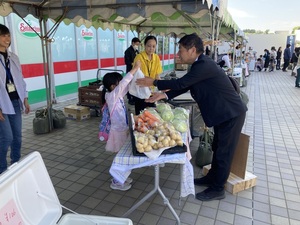 前回の様子、子ども八百屋さん