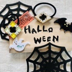 ハロウィン向けアクセサリー作り