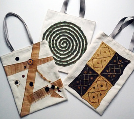 三人三様　遊んだトートバッグ