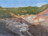 望月利郎・望月啓司の兄弟で開催する水彩画と色鉛筆画の絵画展