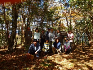 天狗石山山頂にて
