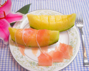 試食用 生ハムメロン