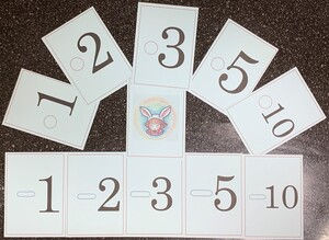 新作 ”Who Has The Card?” ゲームで使うカード V(#^.^#)