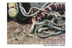漁港の午後(油彩/変8号)