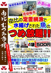 魚詰め放題（由比・むつみ市場）