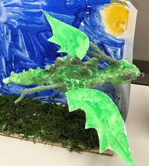 ドラゴンをつくったよ！
