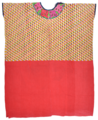 アルモロンガ村の手織物のウィピル（女性の上衣）