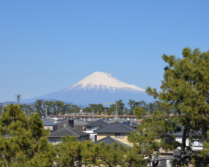 屋上からの富士山